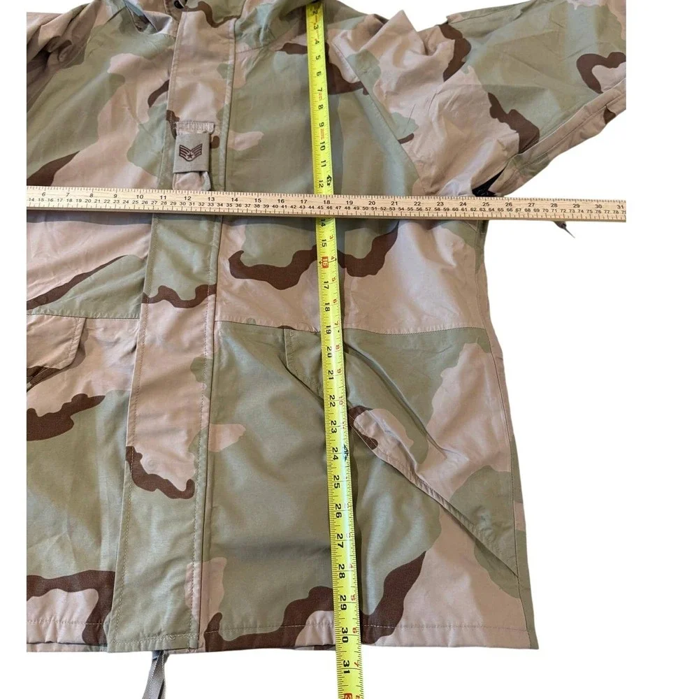 VTG US AirForce ECWCS GoreTex Desert Camo Parka Jacket LG Regular Tennier 2004 - Picture 6 of 9